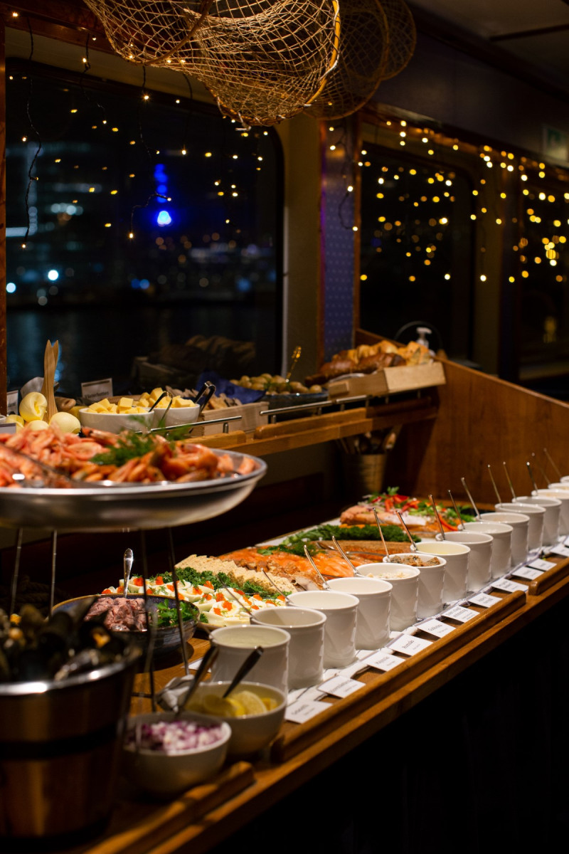 Skaldjursjulbord i Göteborgs Skärgård